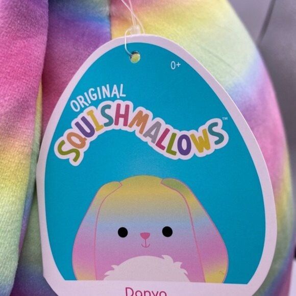 Squishmallows Danya The Rainbow Bunny 12" Plush Toy - Picture 4 of 8